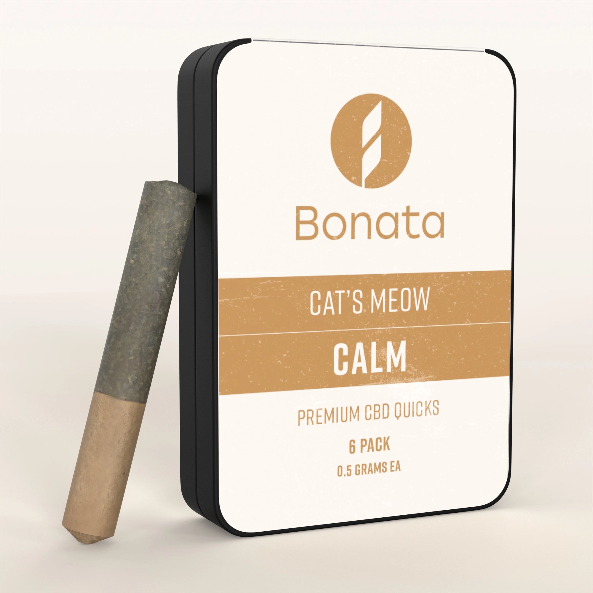 Cat's Meow CBD Cigarettes with hand trimmed indoor grown CBD flower and contains no tobacco or nicotine just CBD flower