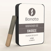 Godfather OG CBD Cigarettes with hand trimmed indoor grown CBD flower and contains no tobacco or nicotine just CBD flower